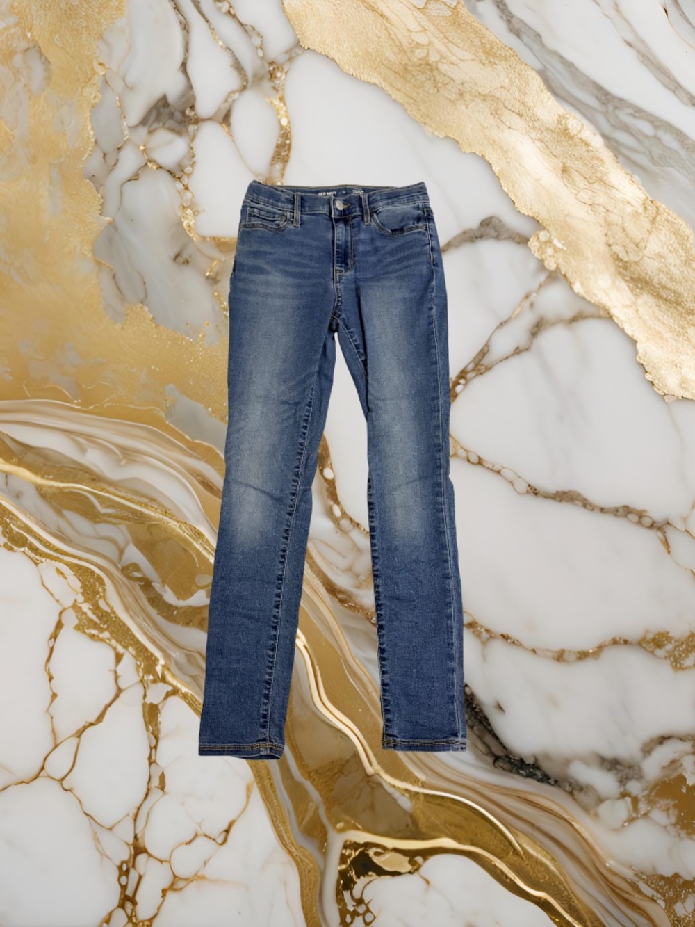 Girls Blue Old Navy High Rise Rockstar Jeggings